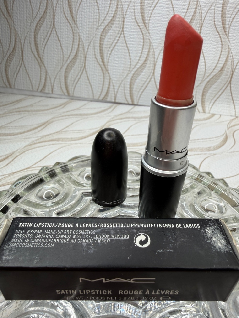 MAC Cosmetics Satin Lipstick - Coral Orange